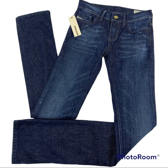 Diesel Jeans New Diesel Liv Low Rise Skinny Jeans 24x32 28x33 Blue